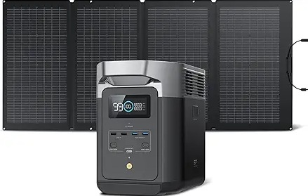 Gran rebaja de generadores EcoFlow con entrega a toda Cuba EF ECOFLOW - Generador solar DELTA2 con panel solar de 220 W