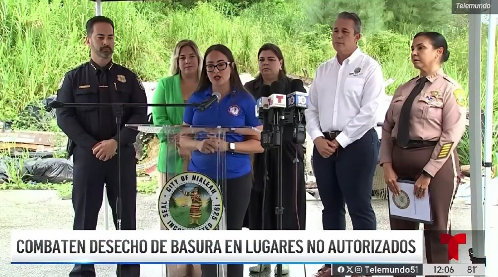 Hialeah implementa sanciones para combatir el vertido ilegal de basura (1)