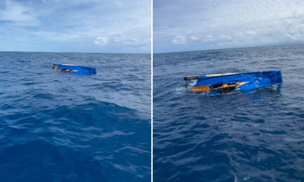 Encuentran balsa volcada frente a los cayos de Florida: el destino de sus ocupantes es incierto