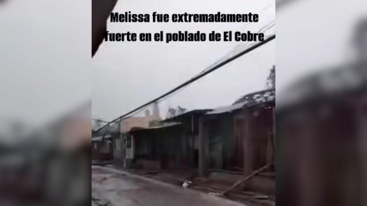 Colapso de una ladera por el huracán Melissa deja a 17 personas aisladas en El Cobre