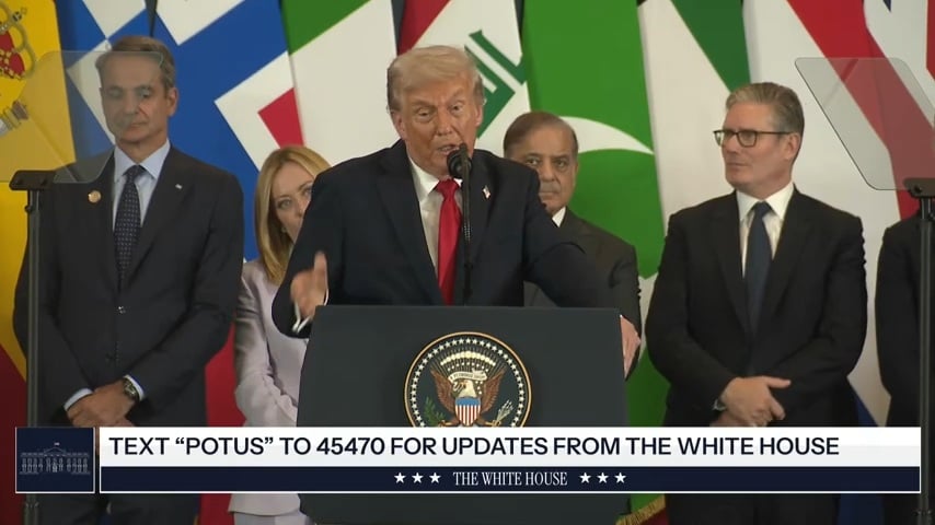 Donald Trump firma el acuerdo histórico de paz para Gaza e Israel