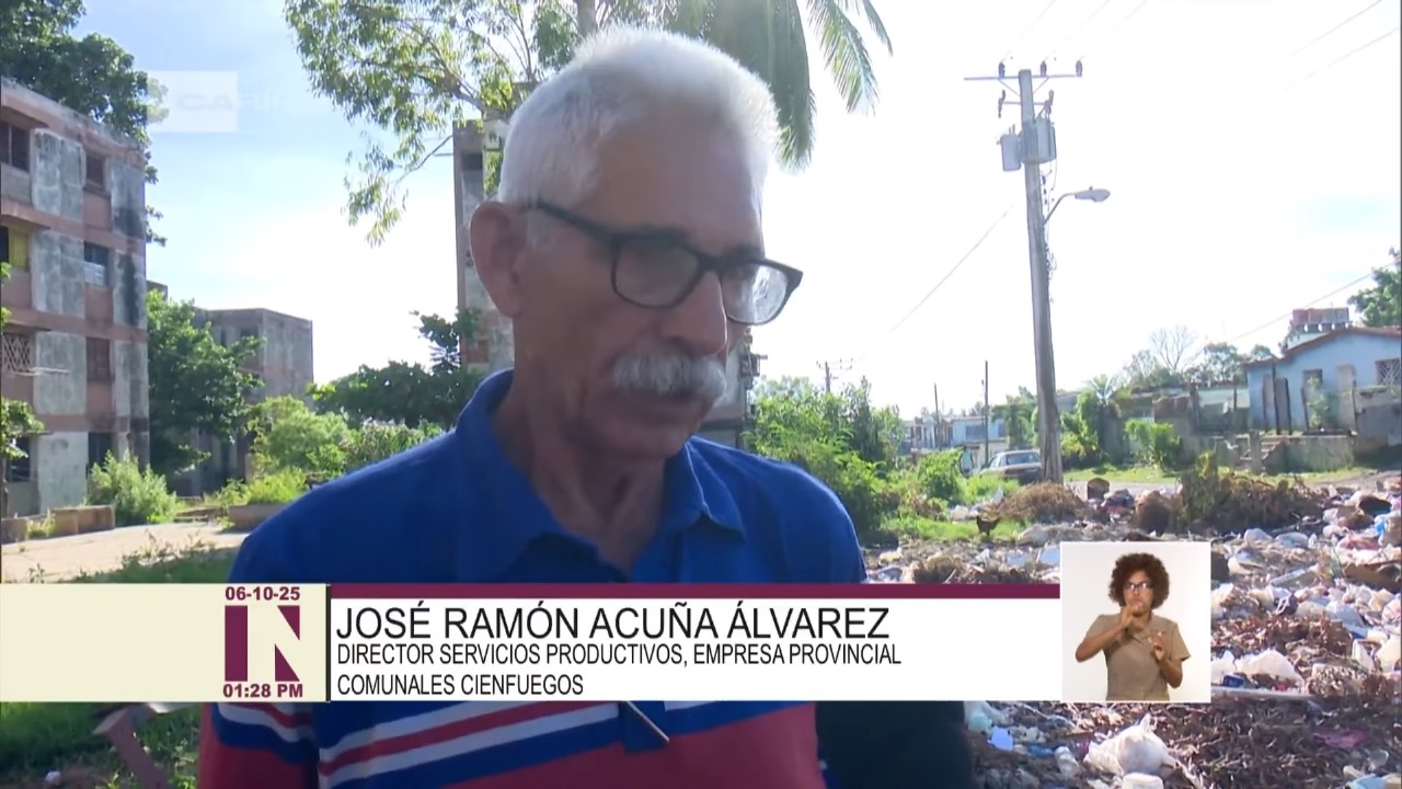 “Es imposible recoger la basura”, según directivo de Servicio Comunales en Cienfuegos
