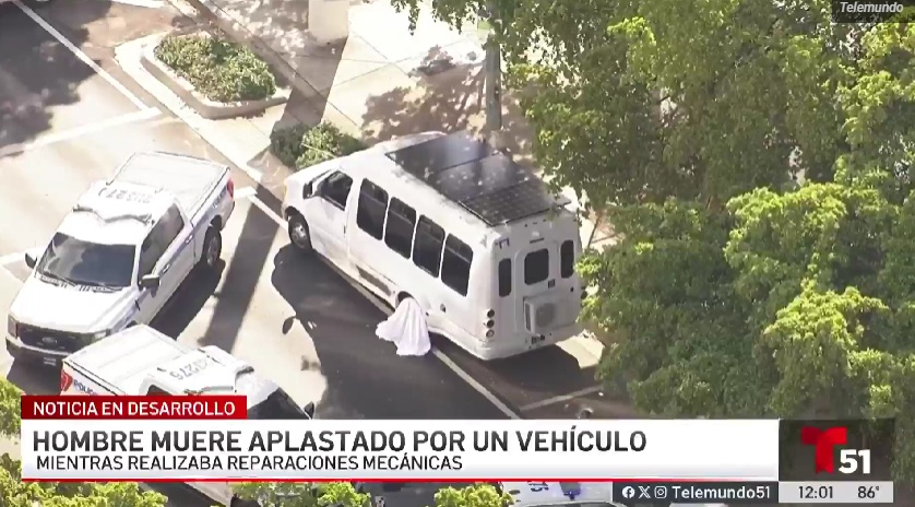 Hombre fallece aplastado por un vehículo en La Pequeña Habana