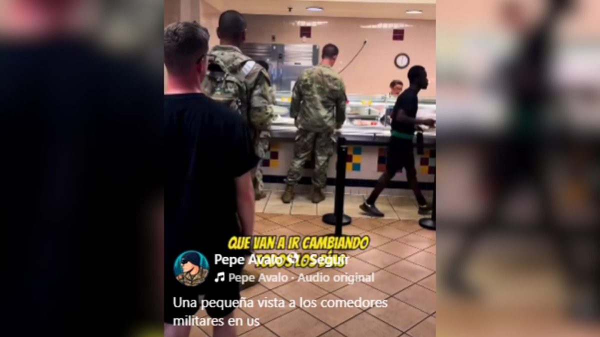 La comida de los soldados en las bases militares de Estados Unidos