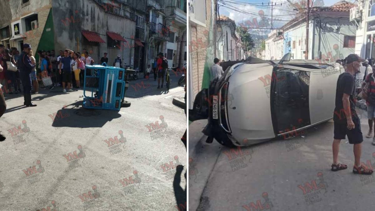 Persecución policial accidente Santiago de Cuba