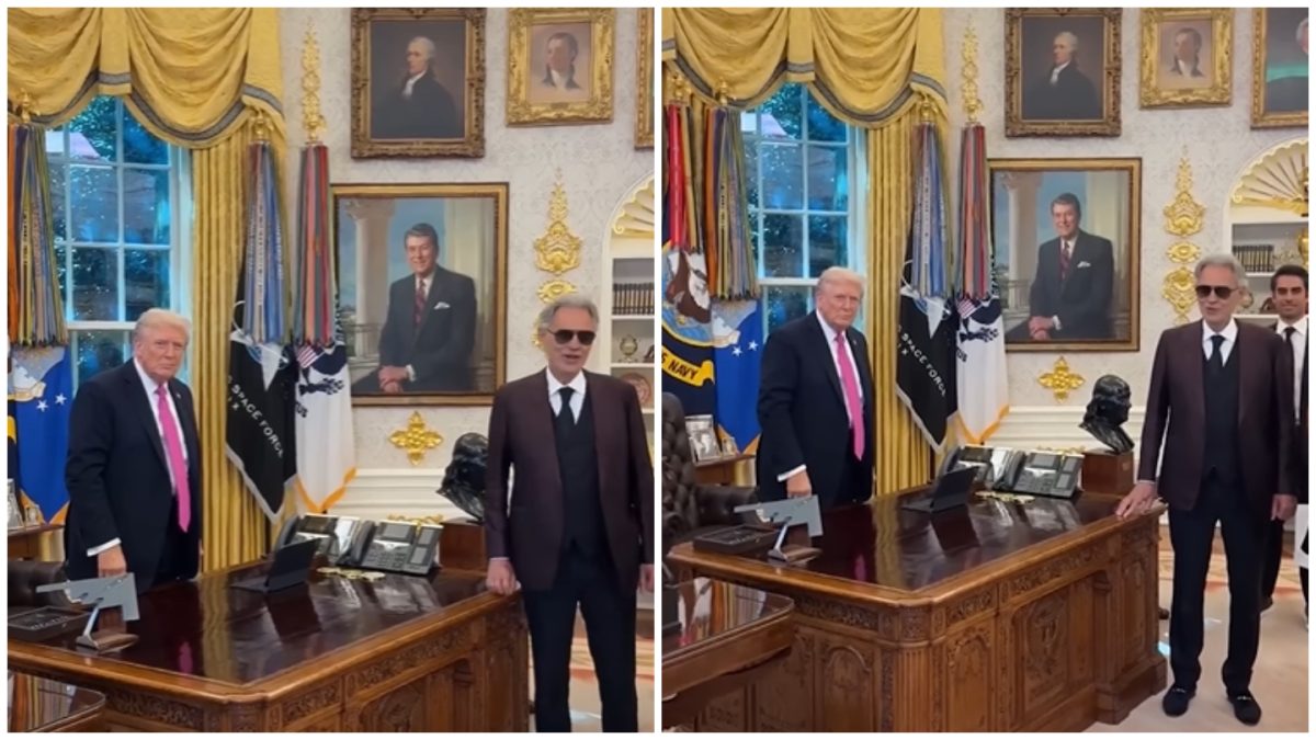 Trump y Andrea Bocelli