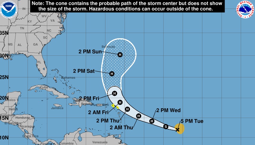 Tormenta tropical Jerry avanzará en el Atlántico sin representar riesgo para Cuba o Florida