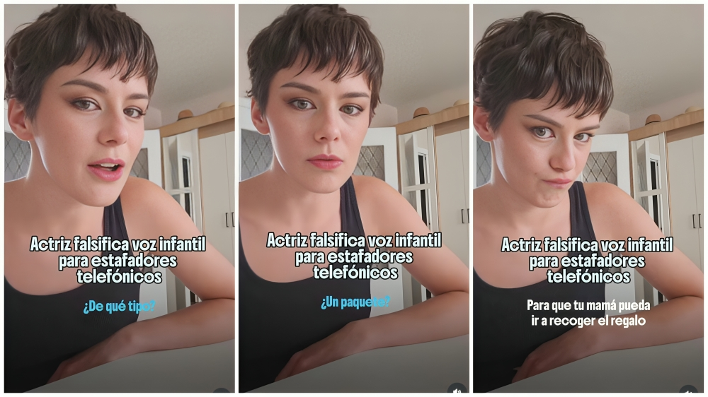 Actriz de doblaje frustra un intento de estafa fingiendo la voz de un niño
