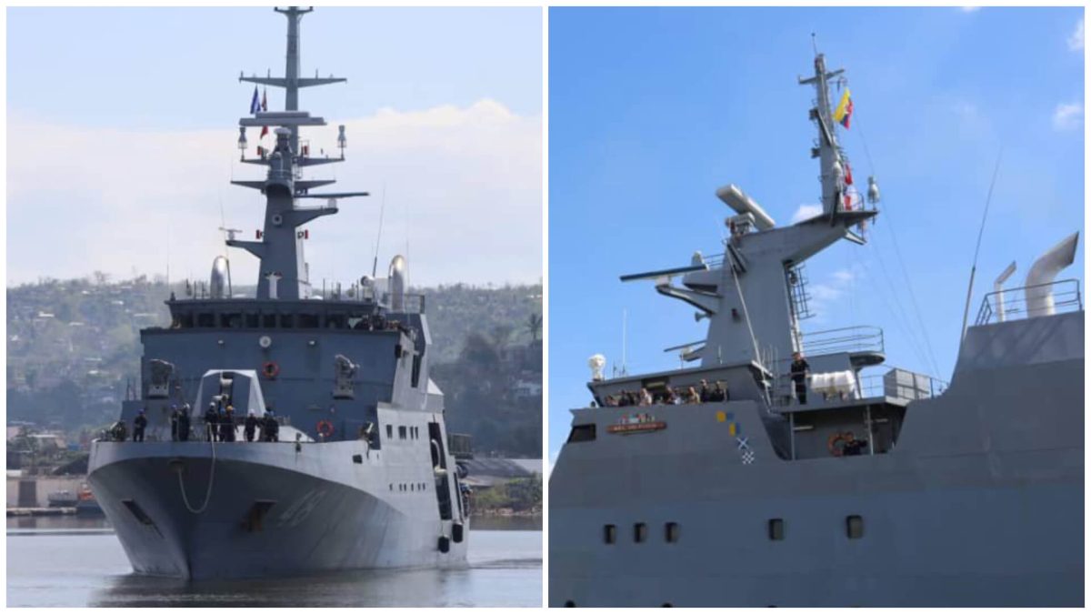 Buque con ayuda humanitaria a Santiago de Cuba (1)