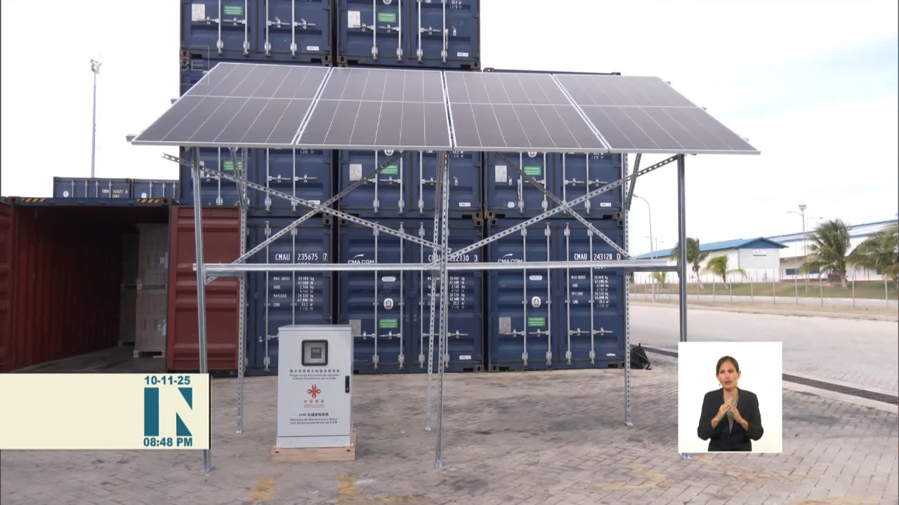 China donó a Cuba 5.000 paneles solares para recuperar daños del huracán Melissa