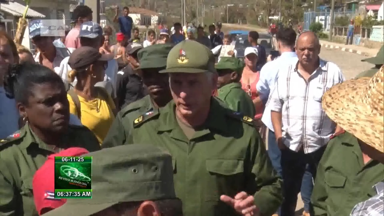 Díaz-Canel increpa a damnificada por el huracán “No tengo colchones para darte”