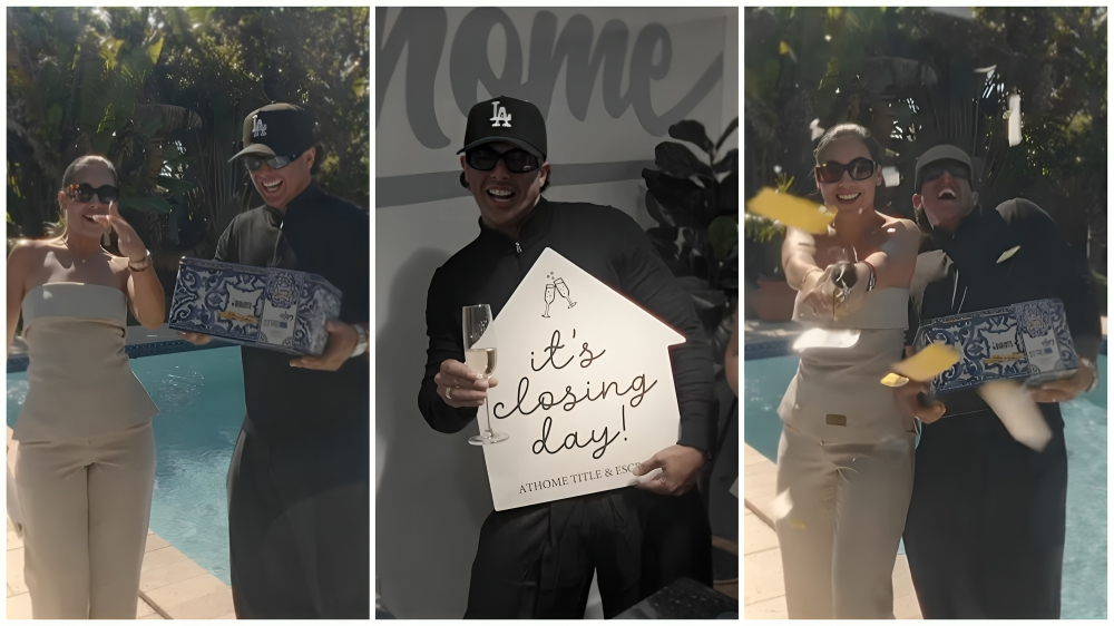 El influencer Carnota celebra la compra de su primera casa en Miami