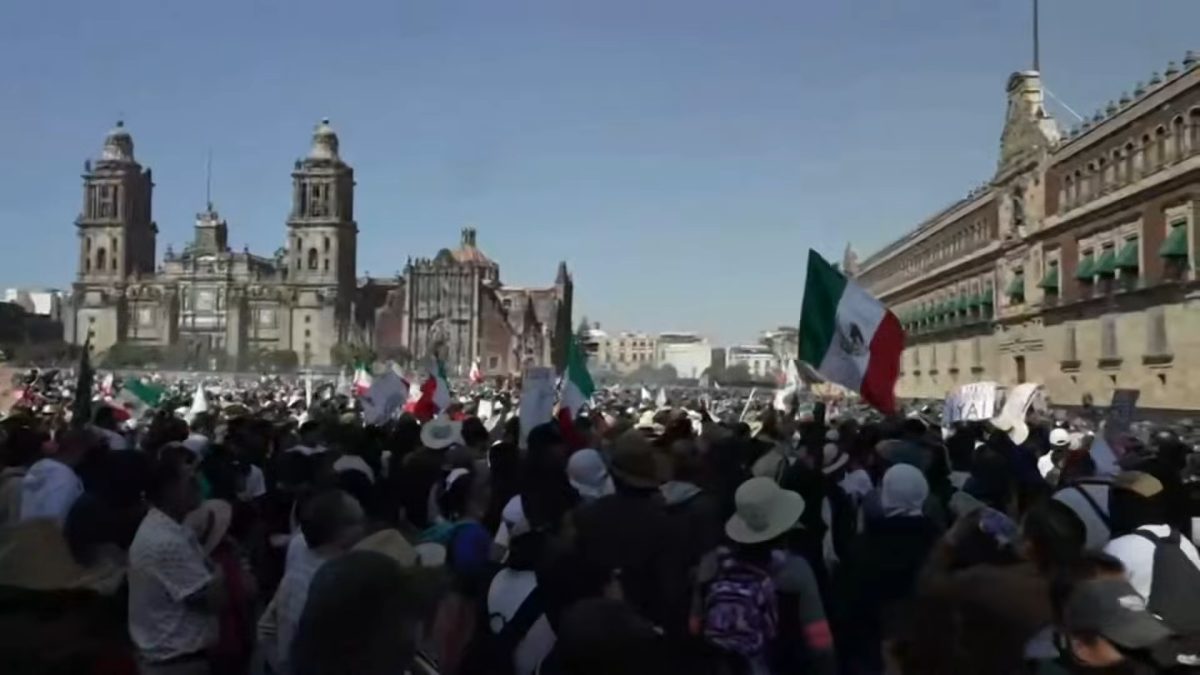 En más de 50 ciudades de México protestan contra el gobierno izquierda de Claudia Sheinbaum