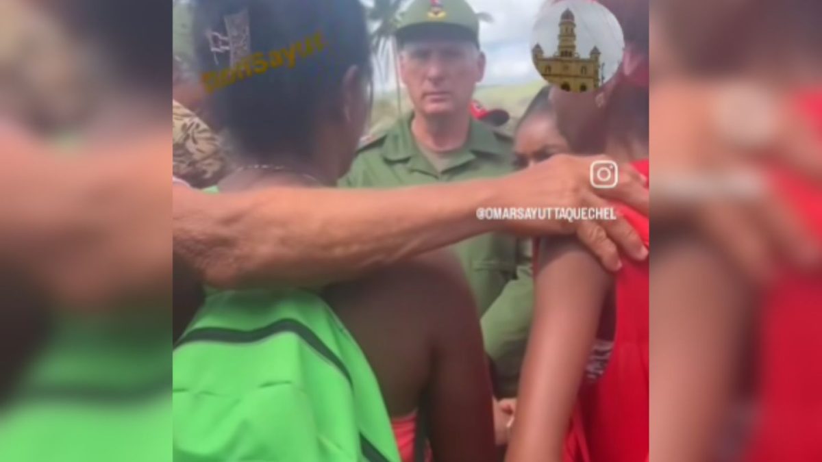 Joven cubano encara a Díaz-Canel por la demora en la ayuda a víctimas del huracán Melissa