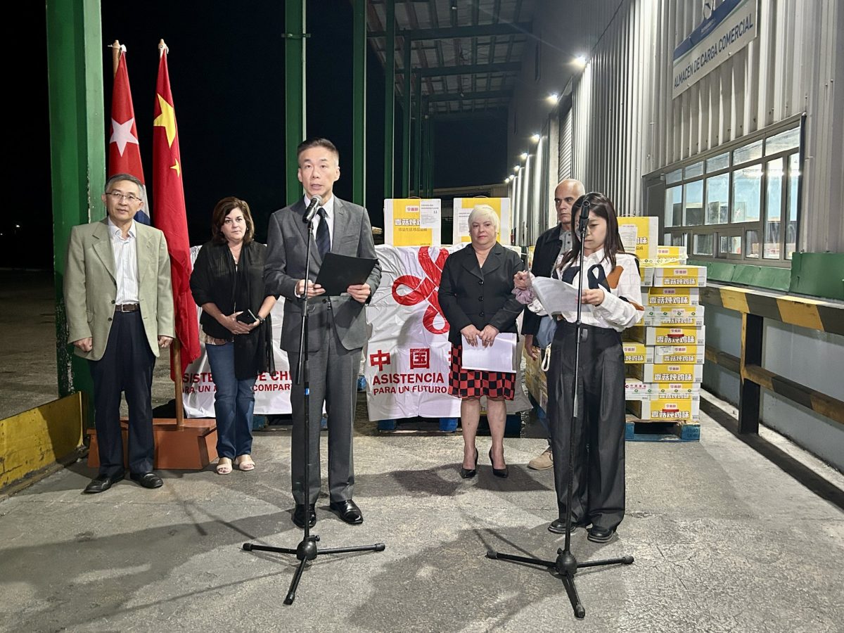Llega cargamento de China a La Habana