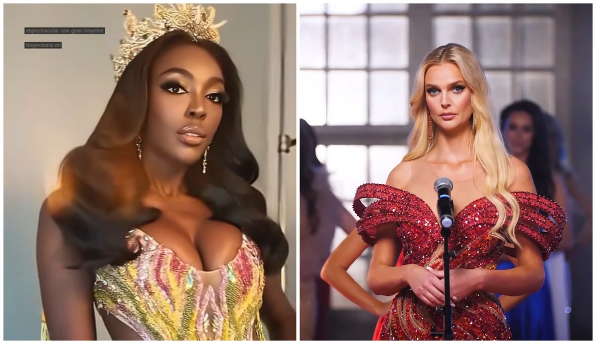 Miss Costa de Marfil y Miss Estonia