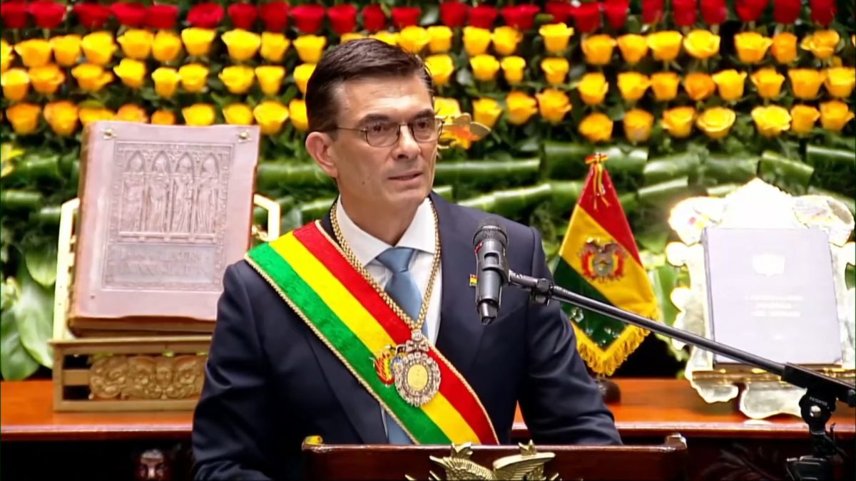 Rodrigo Paz asume la presidencia de Bolivia recibimos un país devastado por el socialismo