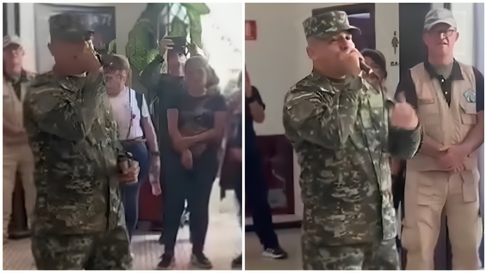 Soldado canta como Shakira
