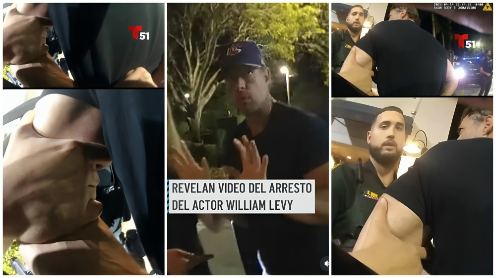 Revelan video inédito del arresto de William Levy en Florida