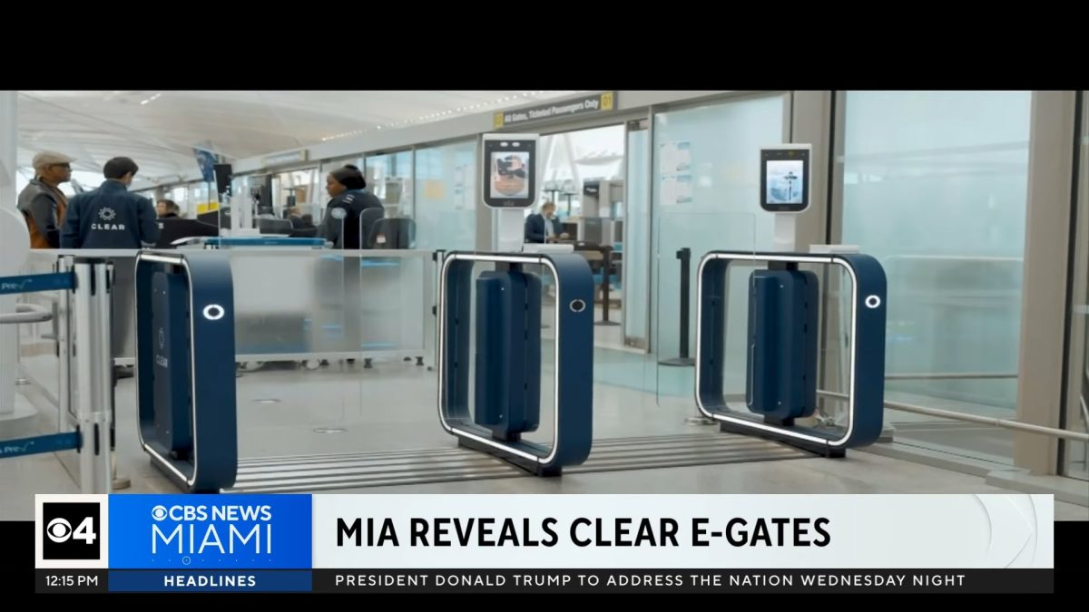 Aeropuerto Internacional de Miami aplica nuevo sistema de revisión biométrica