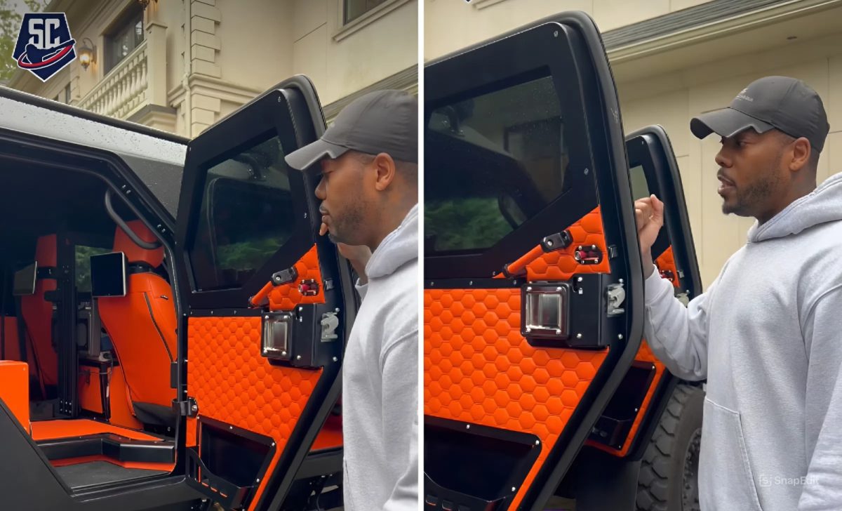 Auto blindado de Aroldis Chapman