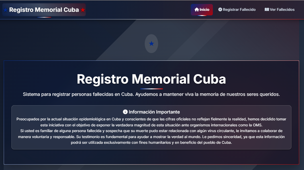Crean registro para personas fallecidas en Cuba en medio de la epidemia de arbovirosis
