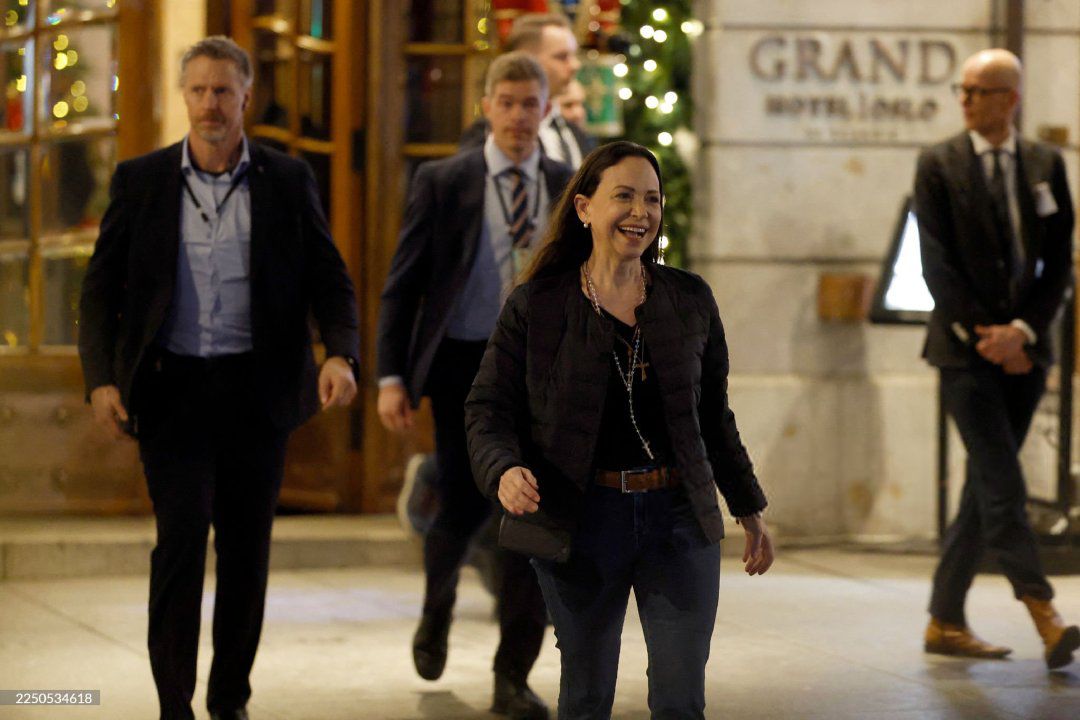 María Corina Machado en Oslo