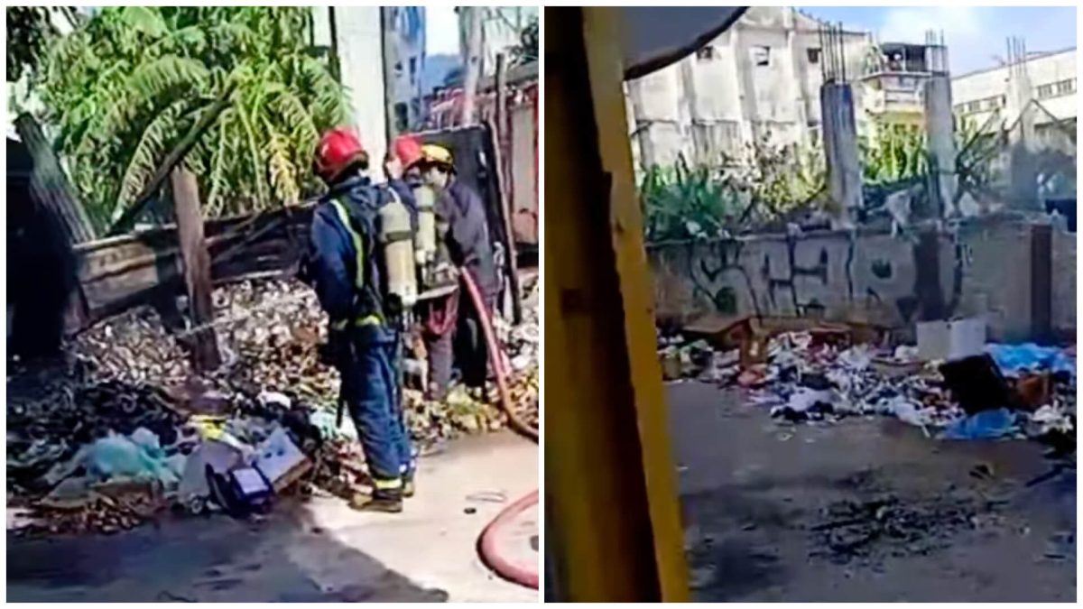 Incendio en basurero en La Habana (1)