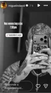 Miguelín se tatúa la cabeza