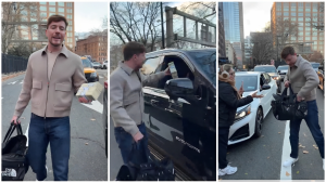 Mr.Beast regala dinero Nueva York