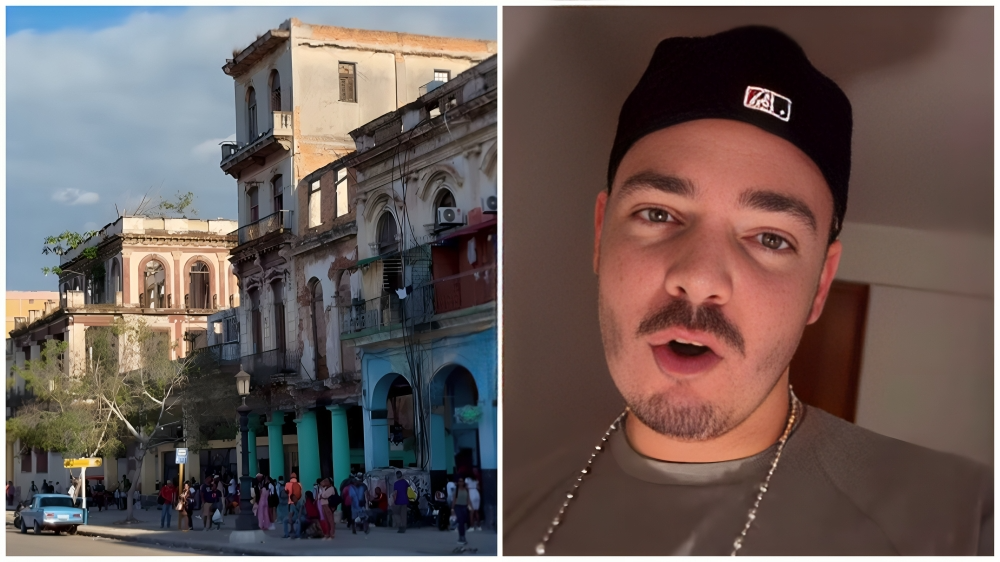 Sandro Castro ante el deterioro de La Habana