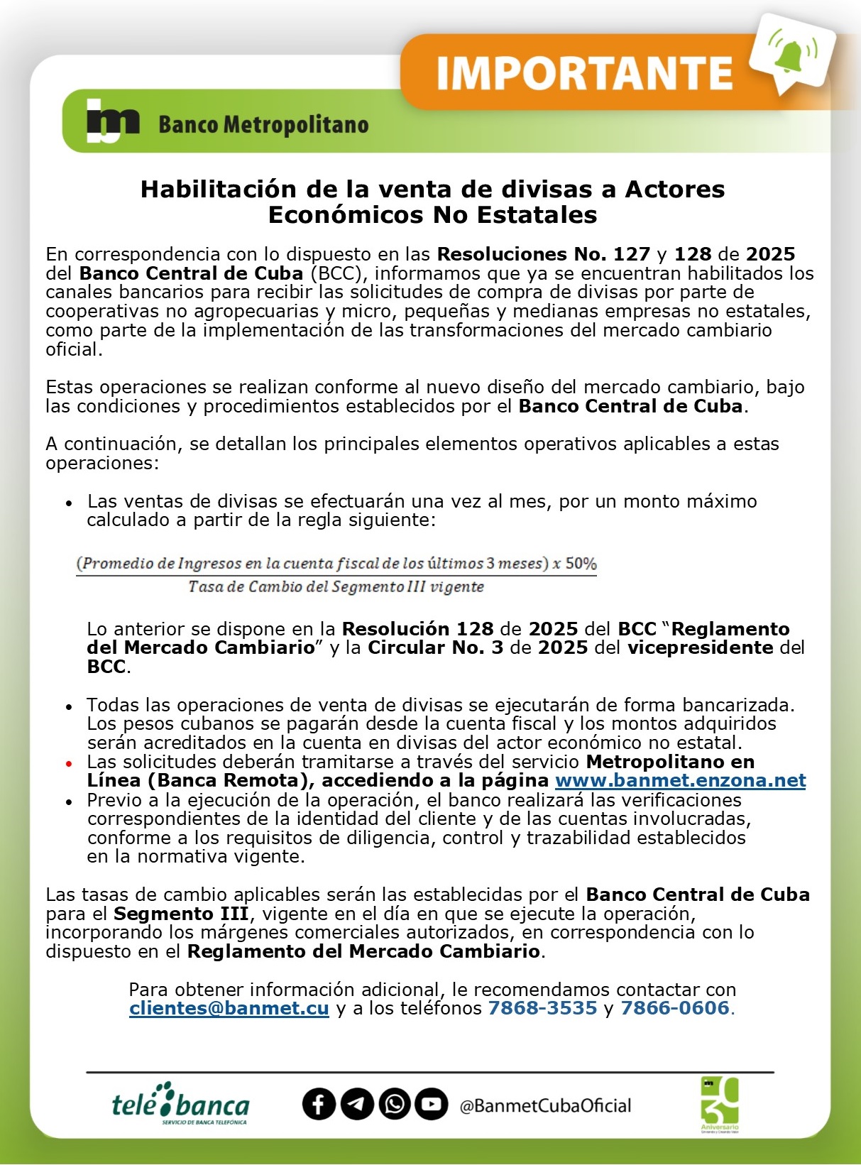 Bancos cubanos comienzan la venta masiva de divisas a los actores económicos no estatales
