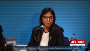 Delcy Rodríguez régimen de Venezuela