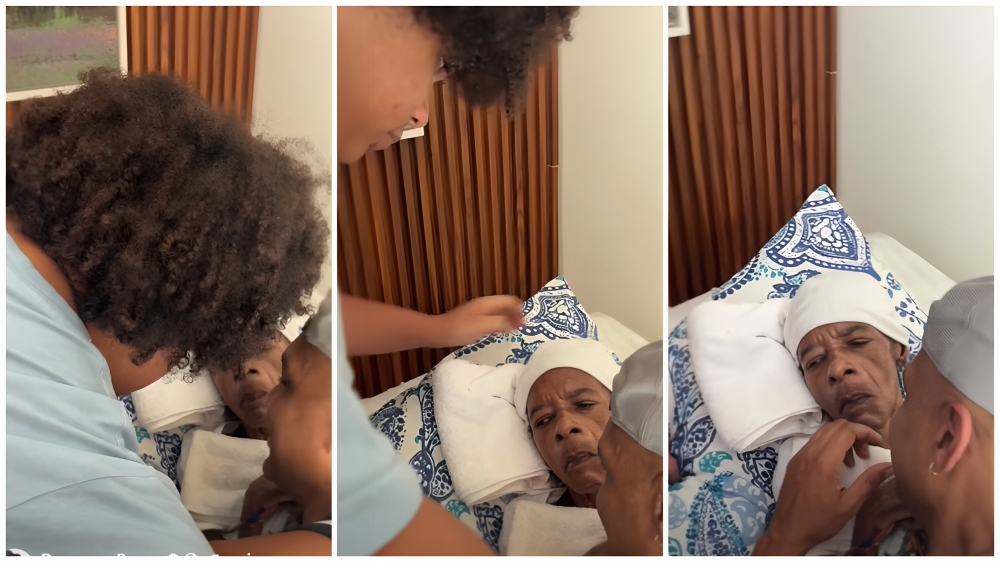 Descemer Bueno se reencuentra con su madre enferma de Alzheimer en República Dominicana