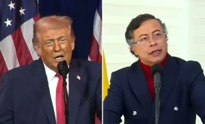 Donald Trump y Gustavo Petro