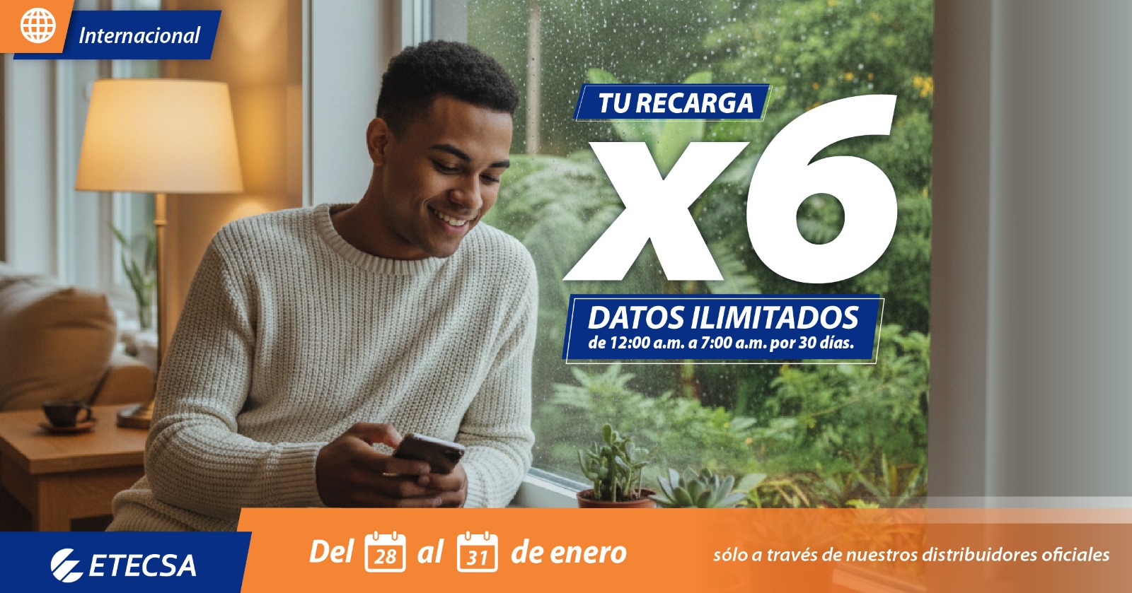 Especial de recarga internacional de Etecsa multiplica por seis el saldo principal