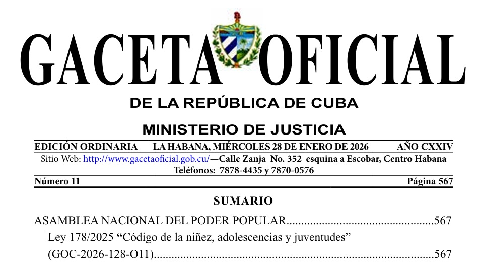 Gaceta Oficial publica política del gobierno sobre la patria potestad y salida de niños del país (1)