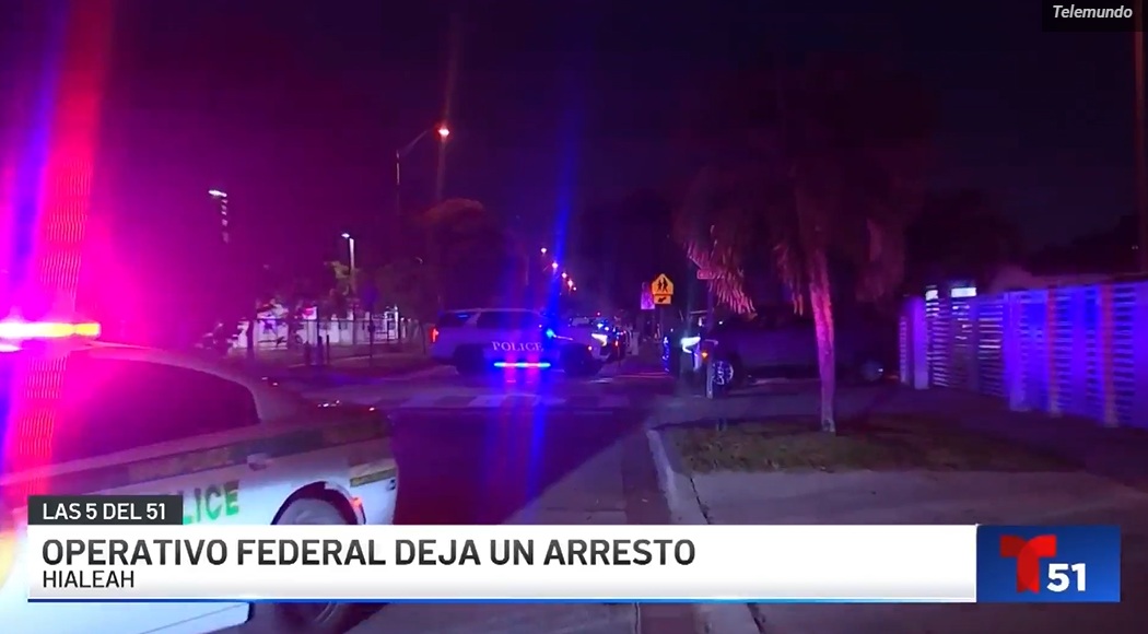 Operativo del SWAT concluye con el arresto de un hombre atrincherado en Hialeah