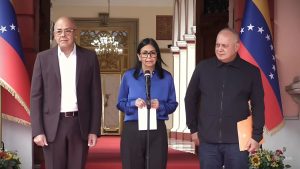 reunión Delcy Rodriguez con director de la CIA