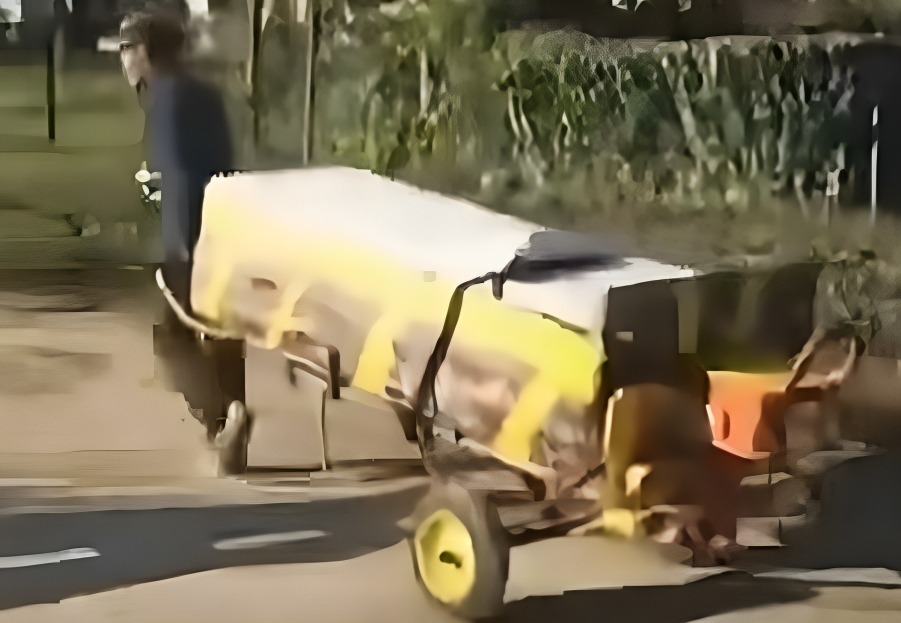 Carro fúnebre inventado