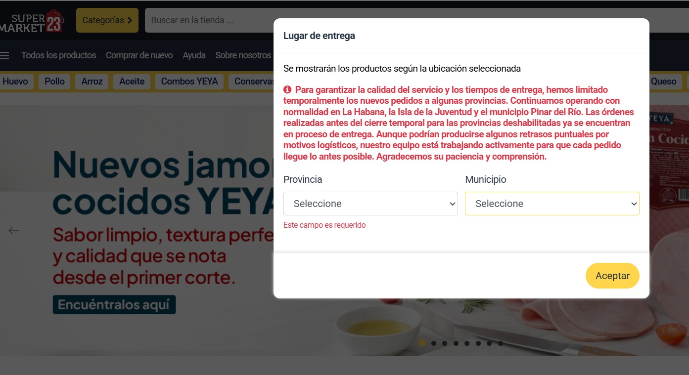 Crisis de combustible afecta al principal negocio de ventas online del castrismo