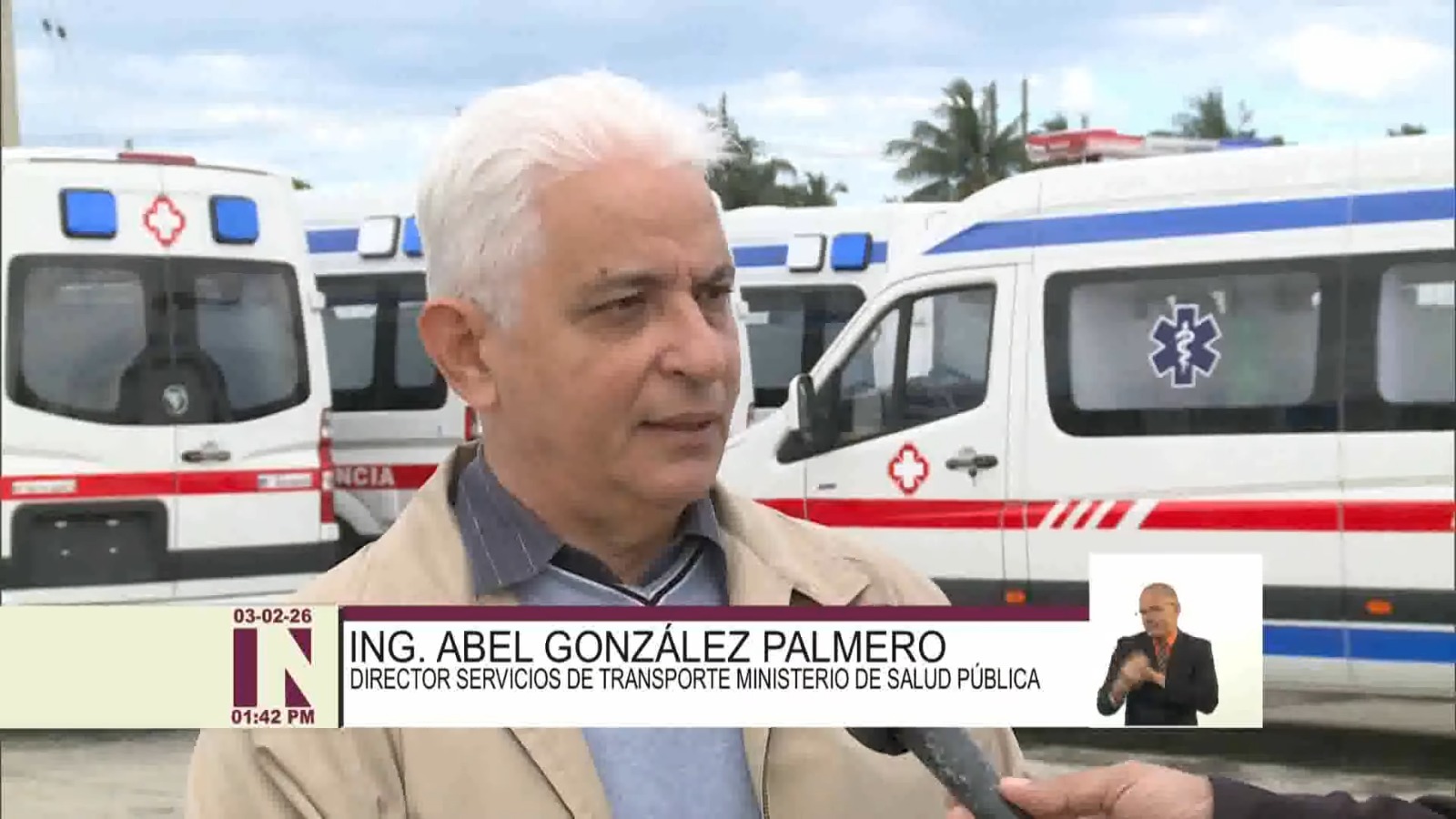 Cuba recibe 25 ambulancias 100% eléctricas, todas son para La Habana