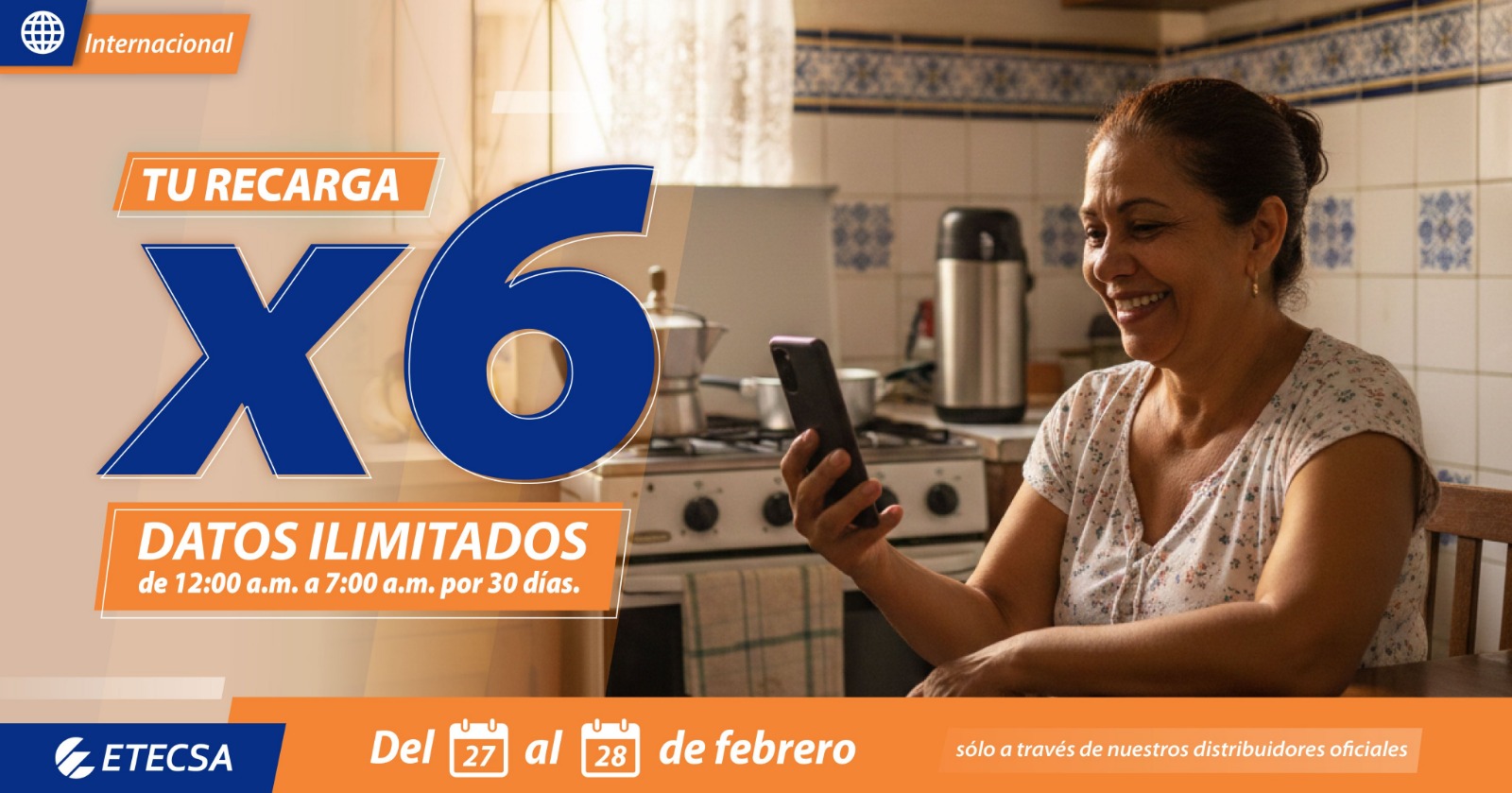 Etecsa activa recarga internacional solo por dos días multiplica tu saldo por seis