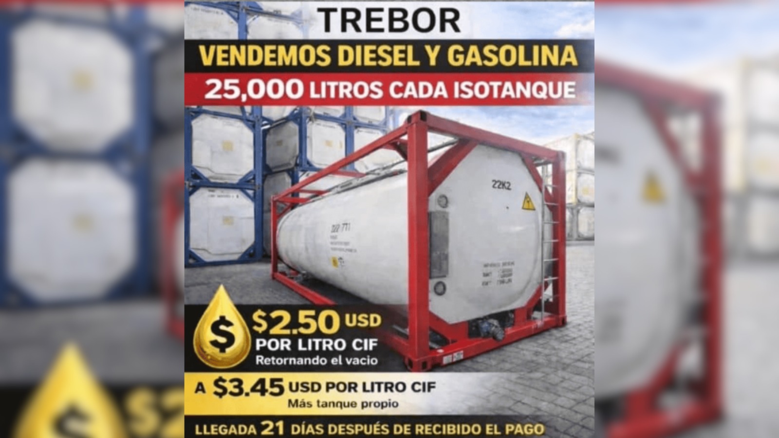 Mipymes cubanas comienzan a importar combustible en isotanques de 24 mil litros (2)