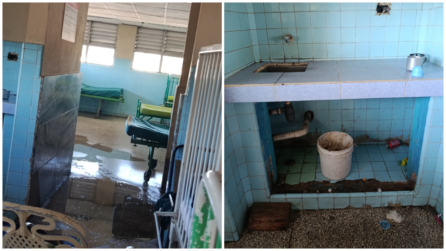 Niños enfermos sufren insalubres condiciones en hospital infantil de Santa Clara