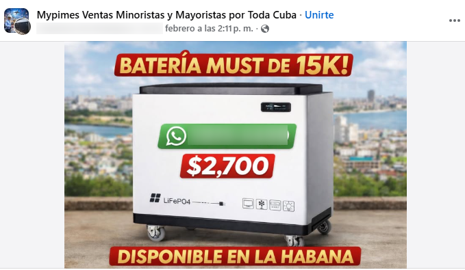 Promocionan venta de baterías de litio estacionarias para Mipymes en Cuba