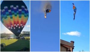 Tragedia en Brasil tras incendiarse un globo aerostático
