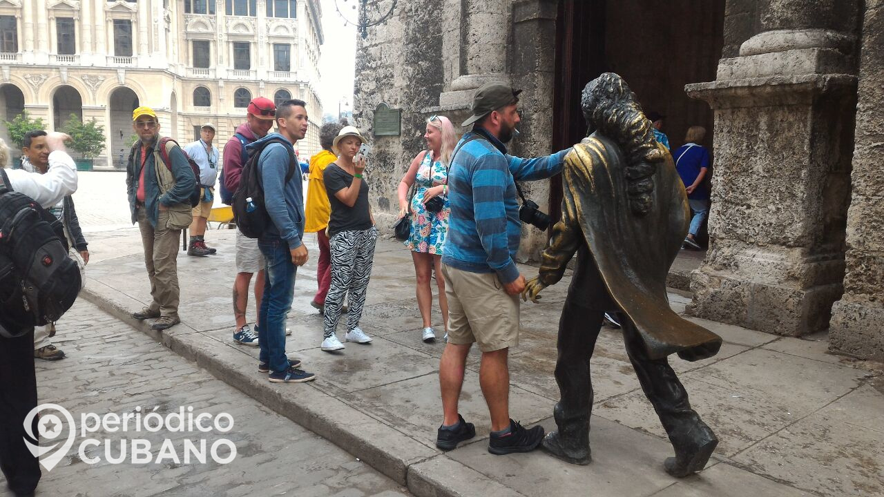 Viajes de turismo a Cuba caen un 18% en 2025