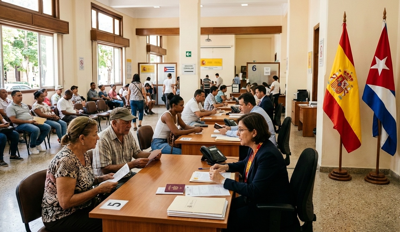 Consulado de España detalla qué requisito aceptará ante la falta de carnés de identidad en Cuba