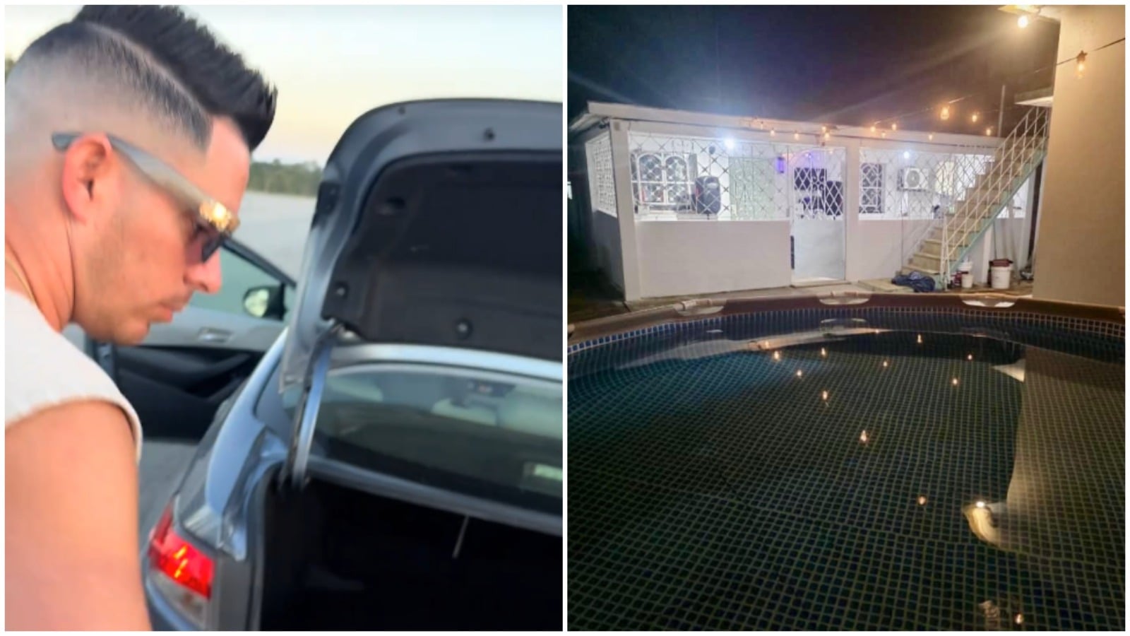 Cubano con I-220A que regresó a la Isla muestra su casa con piscina y tres carros